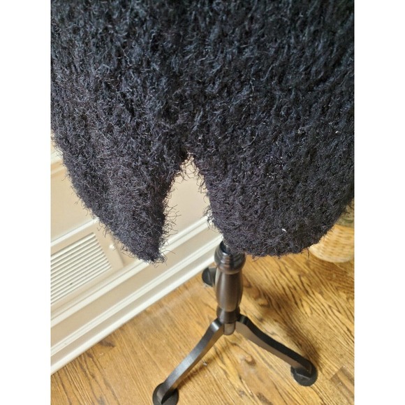 SO Women's Black Polyester V-Neck Long Sleeve Pullover Knit Sweater Size Large - Picture 6 of 11